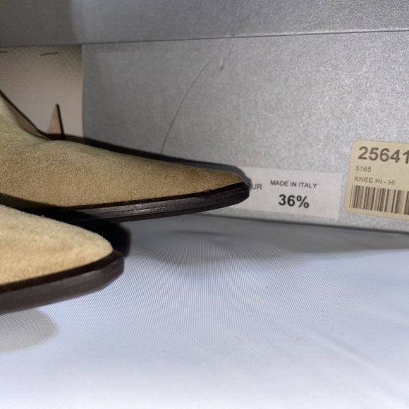 Alluminio Women's Stretch Velour Suede Boots Size 6 Retail $495 - Picture 7 of 8